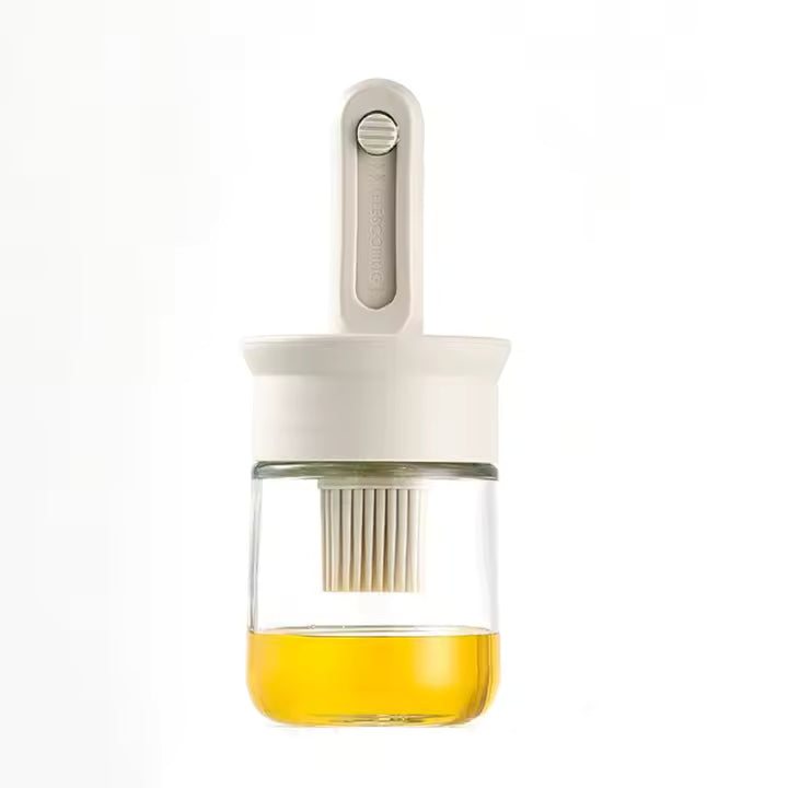 1pc Olie Dispenserfles Borstel