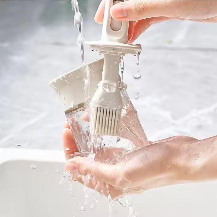 1pc Olie Dispenserfles Borstel